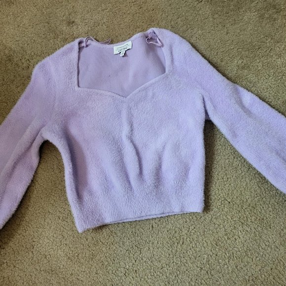 Purple sweater blouse - Picture 2 of 4